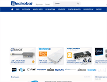 Tablet Screenshot of electrobot.nl