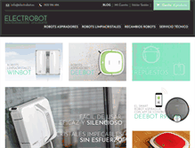 Tablet Screenshot of electrobot.es